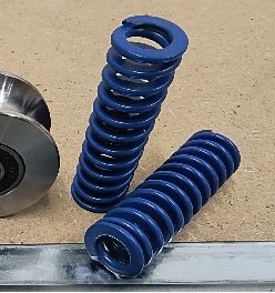 Wheel suspension (in case that surface is rumbly)