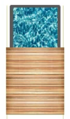 Unified deck cover (long edge)